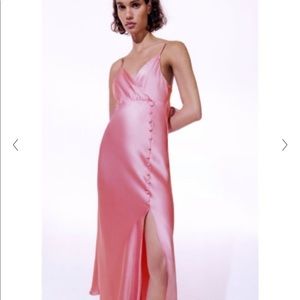 Zara Satin Midi Dreas